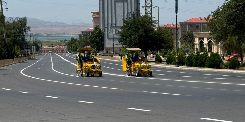 Cover - Naxçıvanda yol infrastrukturunun təkmilləşdirilməsi istiqamətində görülmüş işlər.
